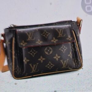 Louis Vuitton Viva Cite Monogram canvass Crossbody Bag pm in Brown and Tan